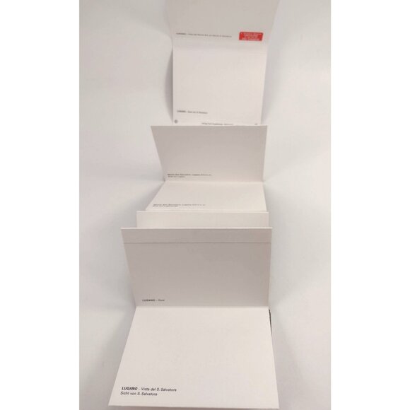 Vintage Switzerland Accordion Fold Postcard Lugano San Salvatore Scenic Mountain - Picture 6 of 7